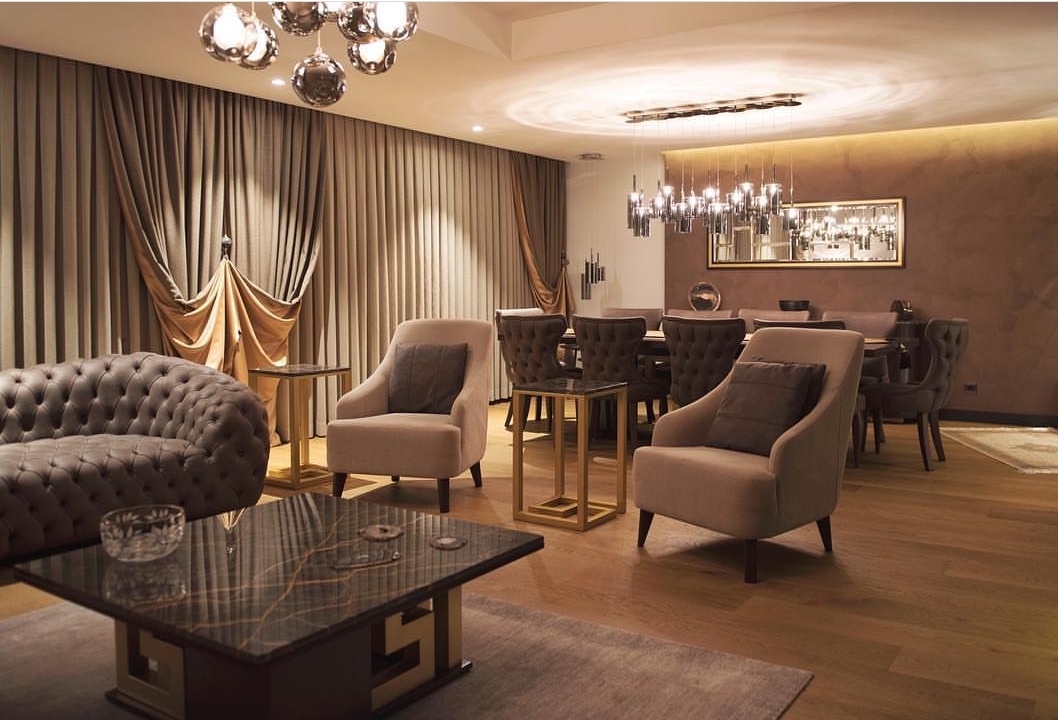 Custom curtains in Mumbai home