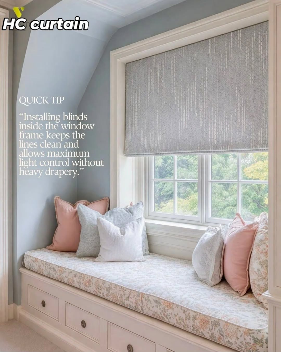 Roller blinds installation in Thane